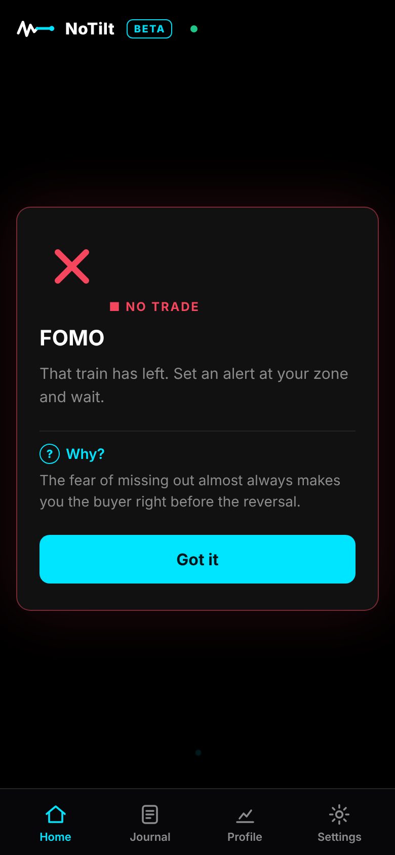 Stop: FOMO detected